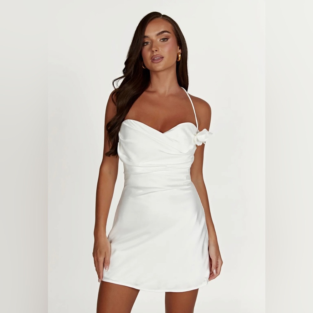 Meshki White Mini Dress